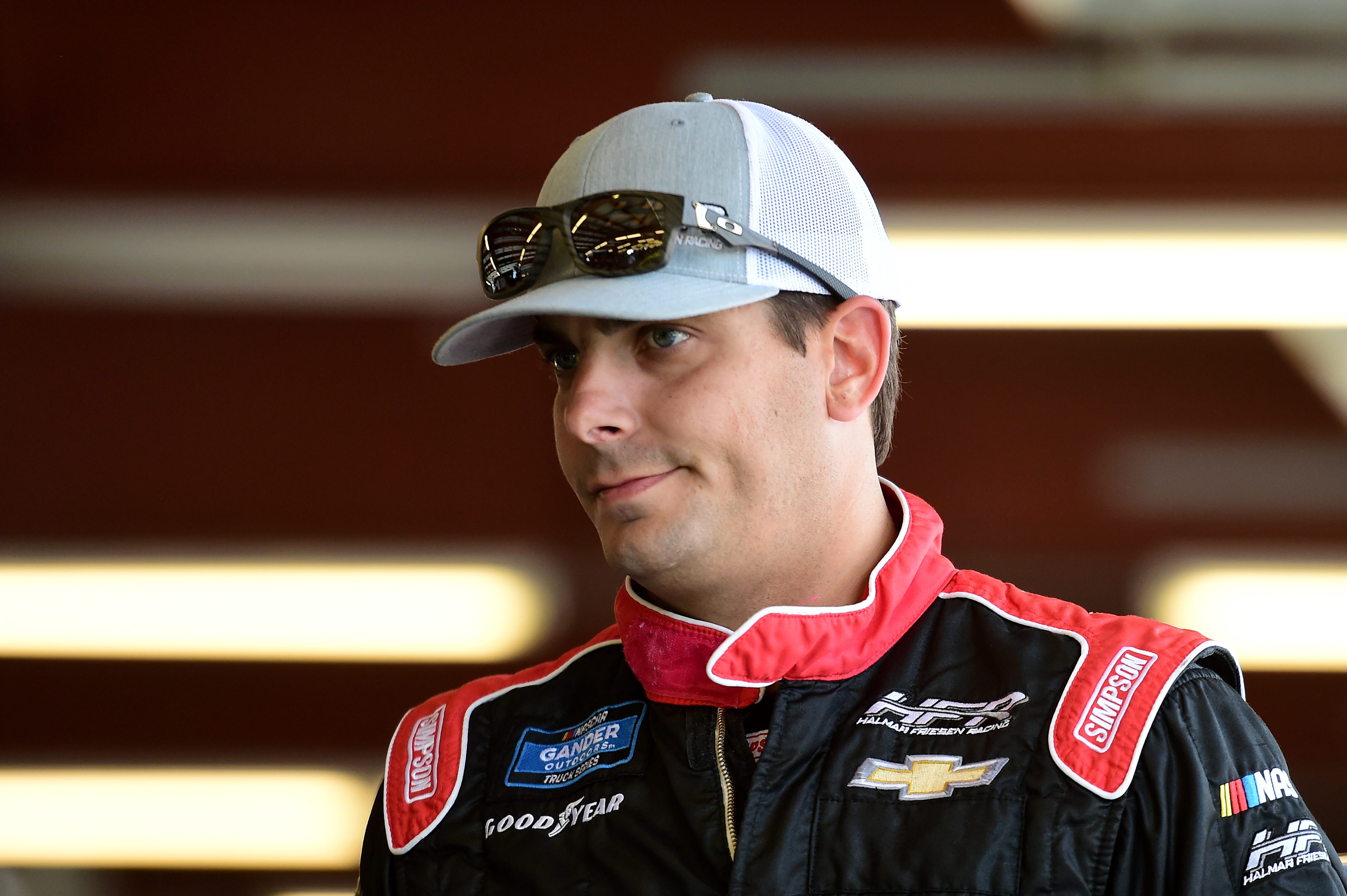 JOLIET, ILLINOIS - JUNE 27: Stewart Friesen, driver of the #52 Halmar International Chevrolet, looks on during practice for the NASCAR Gander Outdoors Truck Series Camping World 225 at Chicagoland Speedway on June 27, 2019 in Joliet, Illinois. (Photo by Jared C. Tilton/Getty Images) | Getty Images