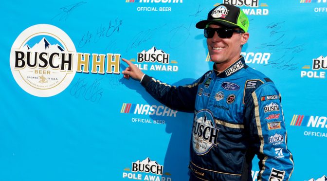 Featured Image for Kevin Harvick earns first Busch Pole Award at Pocono