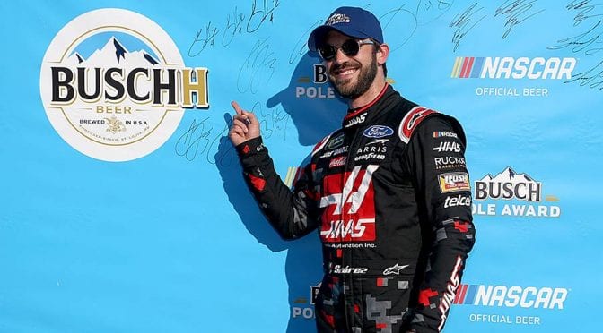 Featured image for Daniel Suarez leads Stewart-Haas 1-2 punch in Busch Pole Qualifying at Kentucky