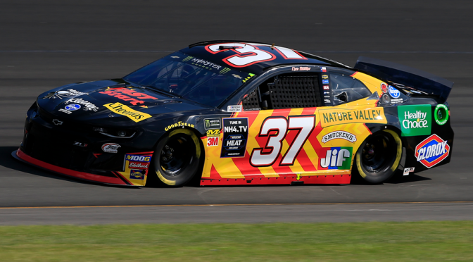 Featured Image for Chris Buescher drives his No. 37 Chevrolet Camaro to 16th-place finish at Pocono Raceway