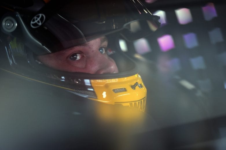 JOLIET, ILLINOIS - JUNE 29: Erik Jones, driver of the #20 DeWalt Toyota, sits in his car during practice for the Monster Energy NASCAR Cup Series Camping World 400 at Chicagoland Speedway on June 29, 2019 in Joliet, Illinois. (Photo by Jared C. Tilton/Getty Images) | Getty Images