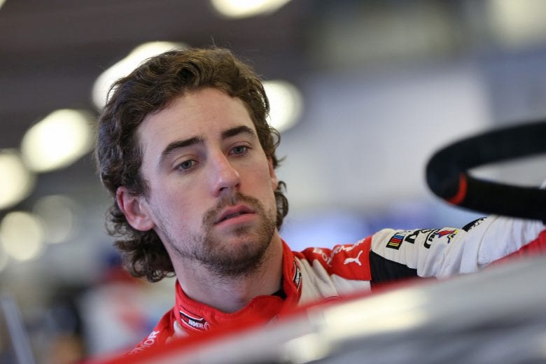 DAYTONA BEACH, FLORIDA - JULY 04: Ryan Blaney, driver of the #12 BodyArmor Ford, gets into his car during practice for the Monster Energy NASCAR Cup Series Coke Zero Sugar 400 at Daytona International Speedway on July 04, 2019 in Daytona Beach, Florida. (Photo by Matt Sullivan/Getty Images) | Getty Images