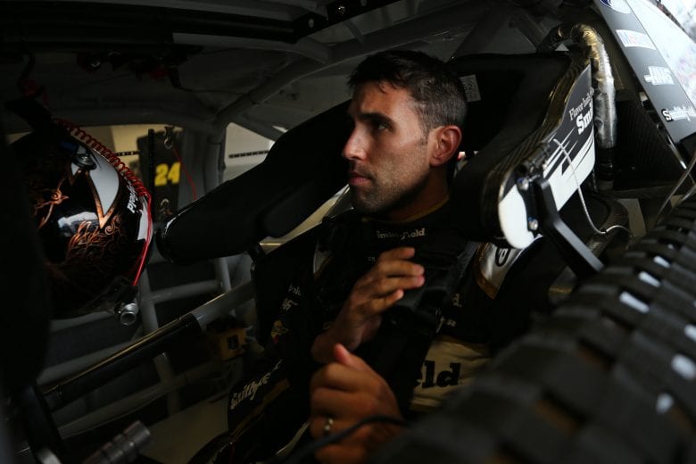 DAYTONA BEACH, FLORIDA - JULY 04: Aric Almirola, driver of the #10 Smithfield Anytime Favorites Ford, sits in his car during practice for the Monster Energy NASCAR Cup Series Coke Zero Sugar 400 at Daytona International Speedway on July 04, 2019 in Daytona Beach, Florida. (Photo by Matt Sullivan/Getty Images) | Getty Images