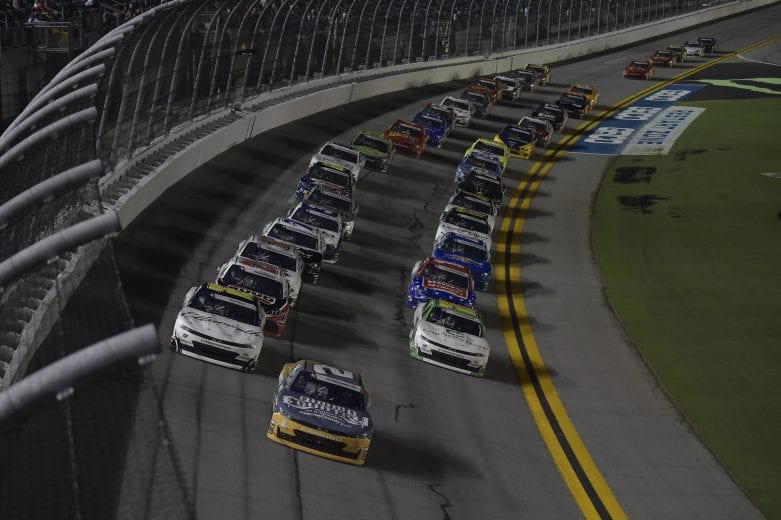 DAYTONA BEACH, FLORIDA - JULY 05: Tyler Reddick, driver of the #2 Gimme Country Chevrolet, takes the green flag to start the NASCAR Xfinity Series Circle K Firecracker 250 Powered by Coca-Cola at Daytona International Speedway on July 05, 2019 in Daytona Beach, Florida. (Photo by Jeff Curry/Getty Images) | Getty Images