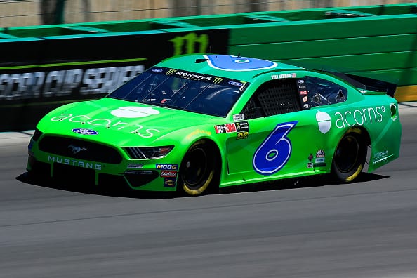 SPARTA, KENTUCKY - JULY 12: Ryan Newman, driver of the #6 Acorns Ford, practices for the Monster Energy NASCAR Cup Series Quaker State 400 presented by Walmart at Kentucky Speedway on July 12, 2019 in Sparta, Kentucky. (Photo by Daniel Shirey/Getty Images)