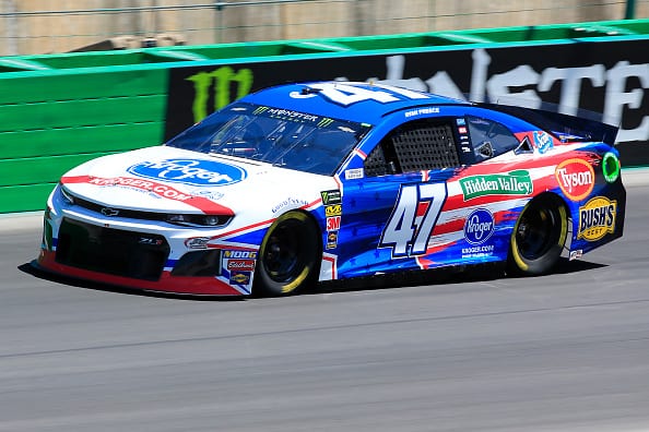 SPARTA, KENTUCKY - JULY 12: Ryan Preece, driver of the #47 Kroger Chevrolet, practices for the Monster Energy NASCAR Cup Series Quaker State 400 Presented by Walmart at Kentucky Speedway on July 12, 2019 in Sparta, Kentucky. (Photo by Daniel Shirey/Getty Images)
