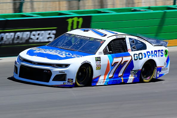 SPARTA, KENTUCKY - JULY 12: Quin Houff, driver of the #77 Go-Parts.com Chevrolet, practices for the Monster Energy NASCAR Cup Series Quaker State 400 Presented by Walmart at Kentucky Speedway on July 12, 2019 in Sparta, Kentucky. (Photo by Daniel Shirey/Getty Images)