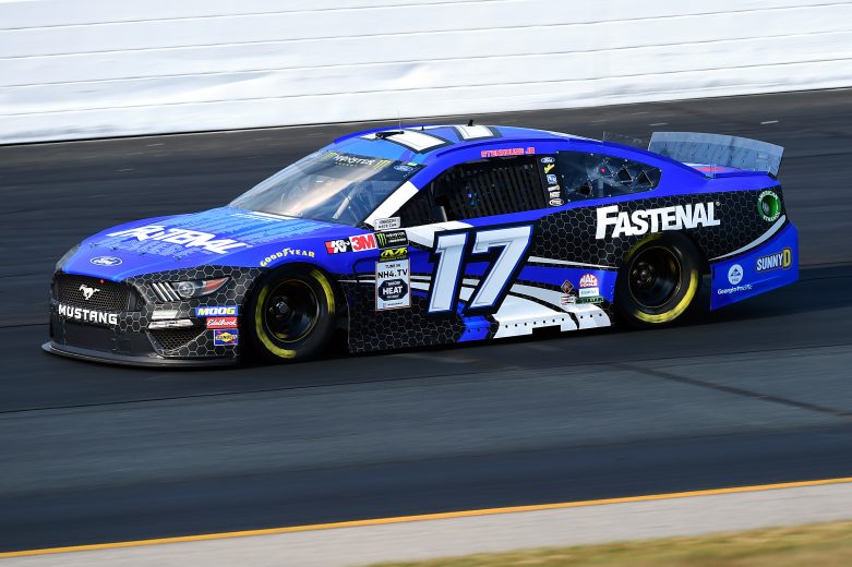 LOUDON, NEW HAMPSHIRE - JULY 19: Ricky Stenhouse Jr., driver of the #17 Fastenal Ford, qualifies for the Monster Energy NASCAR Cup Series Foxwoods Resort Casino 301 at New Hampshire Motor Speedway on July 19, 2019 in Loudon, New Hampshire. (Photo by Jared C. Tilton/Getty Images) | Getty Images