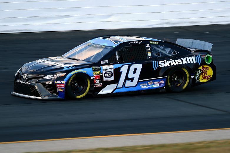 LOUDON, NEW HAMPSHIRE - JULY 19: Martin Truex Jr, driver of the #19 Sirius XM Toyota, qualifies for the Monster Energy NASCAR Cup Series Foxwoods Resort Casino 301 at New Hampshire Motor Speedway on July 19, 2019 in Loudon, New Hampshire. (Photo by Jared C. Tilton/Getty Images) | Getty Images