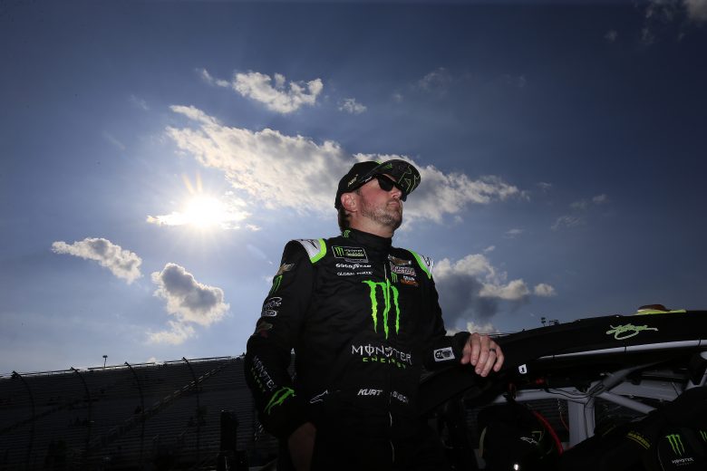 LOUDON, NEW HAMPSHIRE - JULY 19: Kurt Busch, driver of the #1 Monster Energy Chevrolet, stands by his car during qualifying for the Monster Energy NASCAR Cup Series Foxwoods Resort Casino 301 at New Hampshire Motor Speedway on July 19, 2019 in Loudon, New Hampshire. (Photo by Chris Trotman/Getty Images) | Getty Images