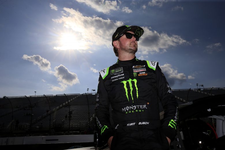 LOUDON, NEW HAMPSHIRE - JULY 19: Kurt Busch, driver of the #1 Monster Energy Chevrolet, stands by his car during qualifying for the Monster Energy NASCAR Cup Series Foxwoods Resort Casino 301 at New Hampshire Motor Speedway on July 19, 2019 in Loudon, New Hampshire. (Photo by Chris Trotman/Getty Images) | Getty Images