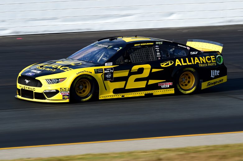 LOUDON, NEW HAMPSHIRE - JULY 19: Brad Keselowski, driver of the #2 Alliance Truck Parts Ford, qualifies for the Monster Energy NASCAR Cup Series Foxwoods Resort Casino 301 at New Hampshire Motor Speedway on July 19, 2019 in Loudon, New Hampshire. (Photo by Jared C. Tilton/Getty Images) | Getty Images