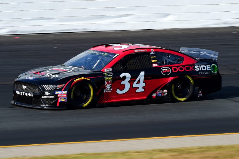 LOUDON, NEW HAMPSHIRE - JULY 19: Michael McDowell, driver of the #34 Dockside Logistics Ford, qualifies for the Monster Energy NASCAR Cup Series Foxwoods Resort Casino 301 at New Hampshire Motor Speedway on July 19, 2019 in Loudon, New Hampshire. (Photo by Jared C. Tilton/Getty Images) | Getty Images