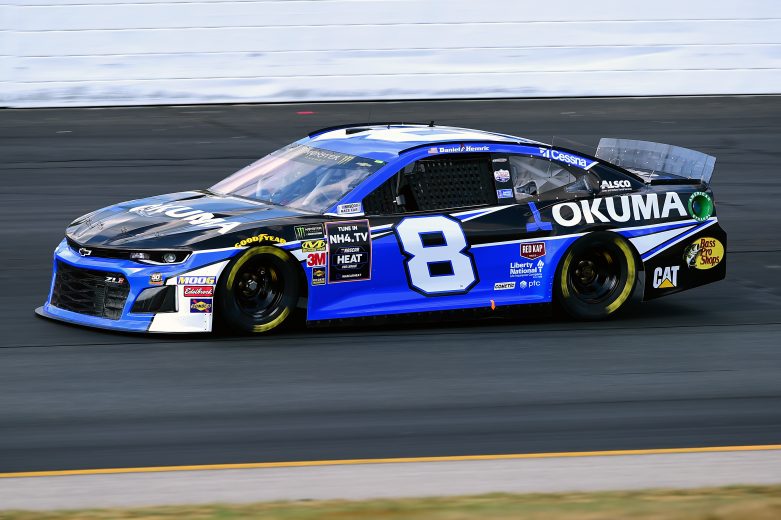LOUDON, NEW HAMPSHIRE - JULY 19: Daniel Hemric, driver of the #8 Okuma Chevrolet, qualifies for the Monster Energy NASCAR Cup Series Foxwoods Resort Casino 301 at New Hampshire Motor Speedway on July 19, 2019 in Loudon, New Hampshire. (Photo by Jared C. Tilton/Getty Images) | Getty Images