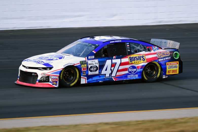 LOUDON, NEW HAMPSHIRE - JULY 19: Ryan Preece, driver of the #47 Kroger Chevrolet, qualifies for the Monster Energy NASCAR Cup Series Foxwoods Resort Casino 301 at New Hampshire Motor Speedway on July 19, 2019 in Loudon, New Hampshire. (Photo by Jared C. Tilton/Getty Images) | Getty Images