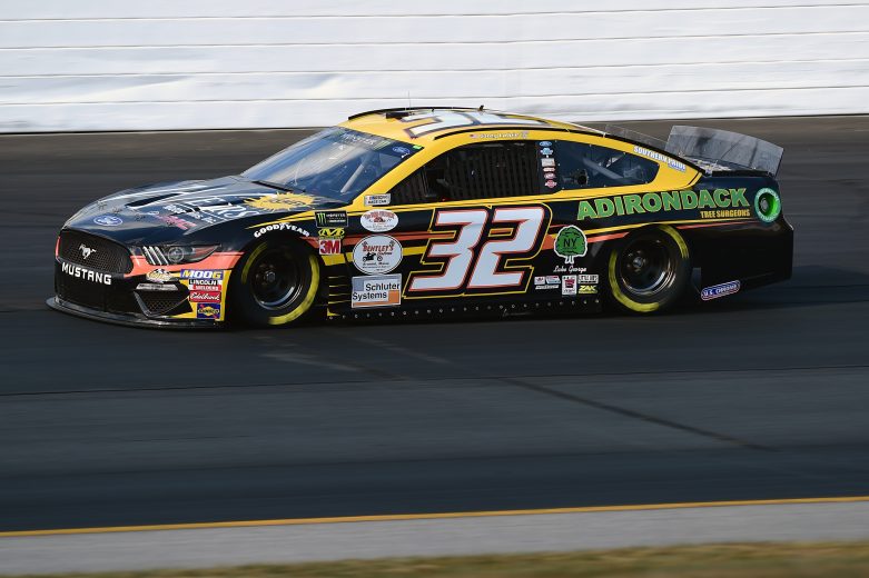 LOUDON, NEW HAMPSHIRE - JULY 19: Corey LaJoie, driver of the #32 Weirs Motor Sales/Adirondack Tree Surgeons Ford, qualifies for the Monster Energy NASCAR Cup Series Foxwoods Resort Casino 301 at New Hampshire Motor Speedway on July 19, 2019 in Loudon, New Hampshire. (Photo by Jared C. Tilton/Getty Images) | Getty Images