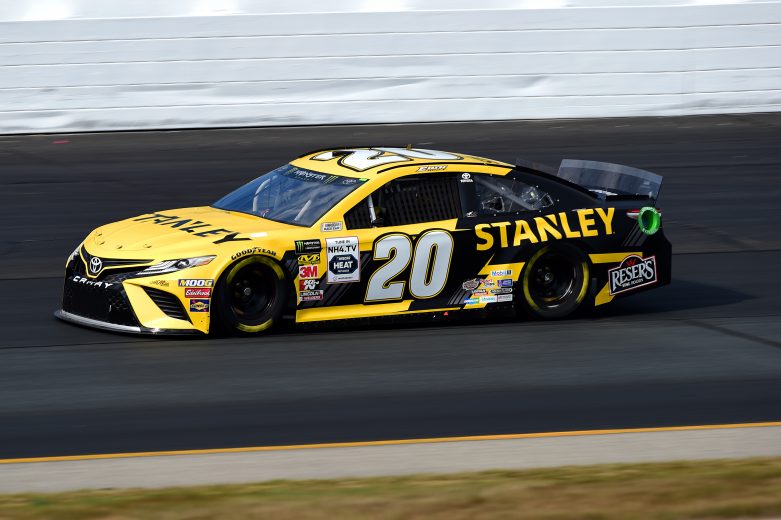 LOUDON, NEW HAMPSHIRE - JULY 19: Erik Jones, driver of the #20 STANLEY Toyota, qualifies for the Monster Energy NASCAR Cup Series Foxwoods Resort Casino 301 at New Hampshire Motor Speedway on July 19, 2019 in Loudon, New Hampshire. (Photo by Jared C. Tilton/Getty Images) | Getty Images