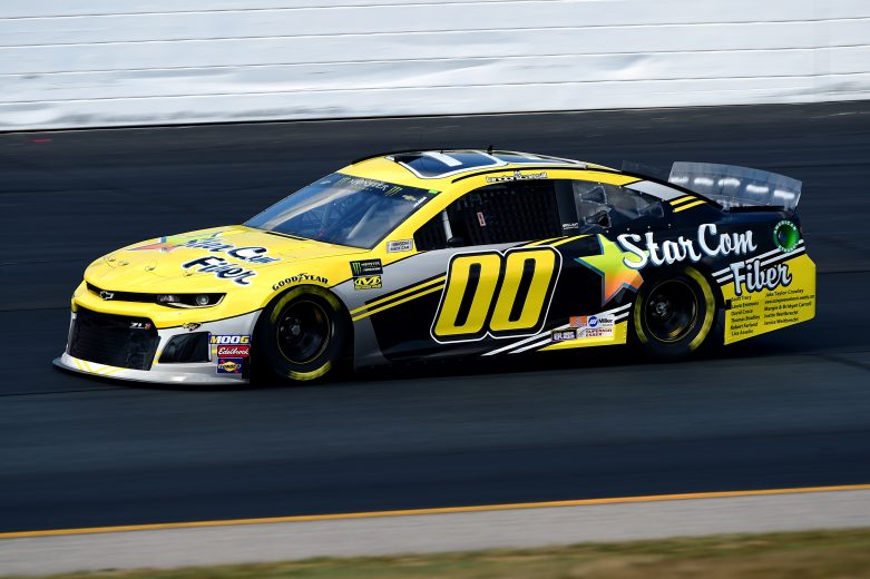 LOUDON, NEW HAMPSHIRE - JULY 19: Landon Cassill, driver of the #00 StarCom Fiber Chevrolet, qualifies for the Monster Energy NASCAR Cup Series Foxwoods Resort Casino 301 at New Hampshire Motor Speedway on July 19, 2019 in Loudon, New Hampshire. (Photo by Jared C. Tilton/Getty Images) | Getty Images