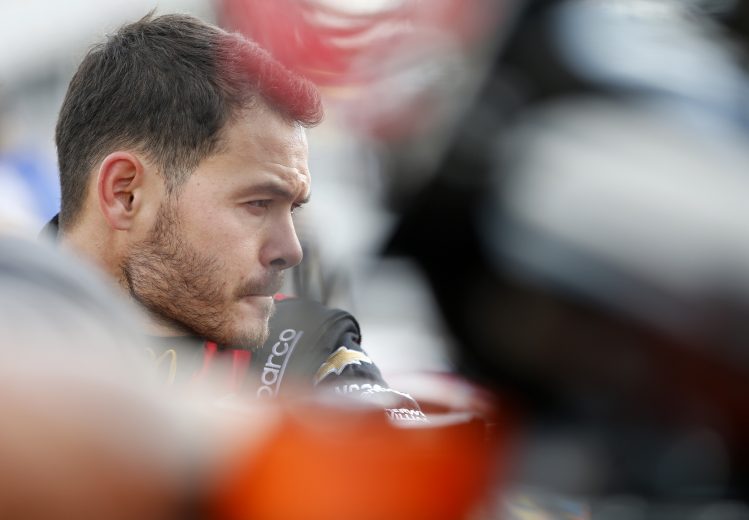 LOUDON, NEW HAMPSHIRE - JULY 19: Kyle Larson, driver of the #42 McDonald's Chevrolet, stands on the grid during qualifying for the Monster Energy NASCAR Cup Series Foxwoods Resort Casino 301 at New Hampshire Motor Speedway on July 19, 2019 in Loudon, New Hampshire. (Photo by Brian Lawdermilk/Getty Images) | Getty Images