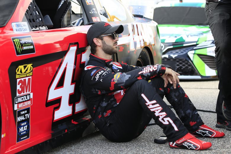 LOUDON, NEW HAMPSHIRE - JULY 19: Daniel Suarez, driver of the #41 Haas Automation Ford, looks on during qualifying for the Monster Energy NASCAR Cup Series Foxwoods Resort Casino 301 at New Hampshire Motor Speedway on July 19, 2019 in Loudon, New Hampshire. (Photo by Chris Trotman/Getty Images) | Getty Images