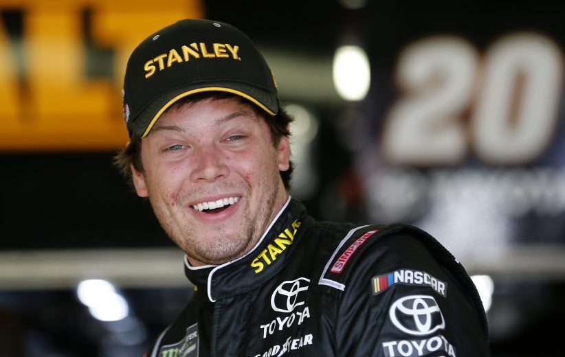LOUDON, NEW HAMPSHIRE - JULY 20: Erik Jones, driver of the #20 STANLEY Toyota, shares a smile during practice for the Monster Energy NASCAR Cup Series Foxwoods Resort Casino 301 at New Hampshire Motor Speedway on July 20, 2019 in Loudon, New Hampshire. (Photo by Brian Lawdermilk/Getty Images) | Getty Images