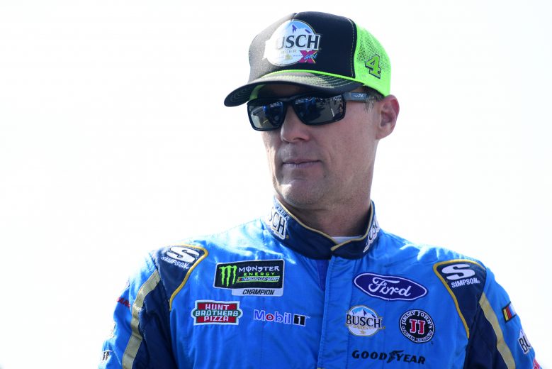 LONG POND, PENNSYLVANIA - JULY 27: Kevin Harvick, driver of the #4 Busch Beer Gen X Ford, stands on the grid during qualifying for the Monster Energy NASCAR Cup Series Gander RV 400 at Pocono Raceway on July 27, 2019 in Long Pond, Pennsylvania. (Photo by Jared C. Tilton/Getty Images) | Getty Images
