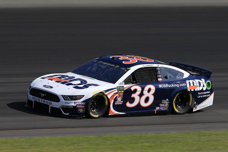 LONG POND, PENNSYLVANIA - JULY 27: David Ragan, driver of the #38 MDS Transport Ford, qualifies for the Monster Energy NASCAR Cup Series Gander RV 400 at Pocono Raceway on July 27, 2019 in Long Pond, Pennsylvania. (Photo by Chris Trotman/Getty Images) | Getty Images