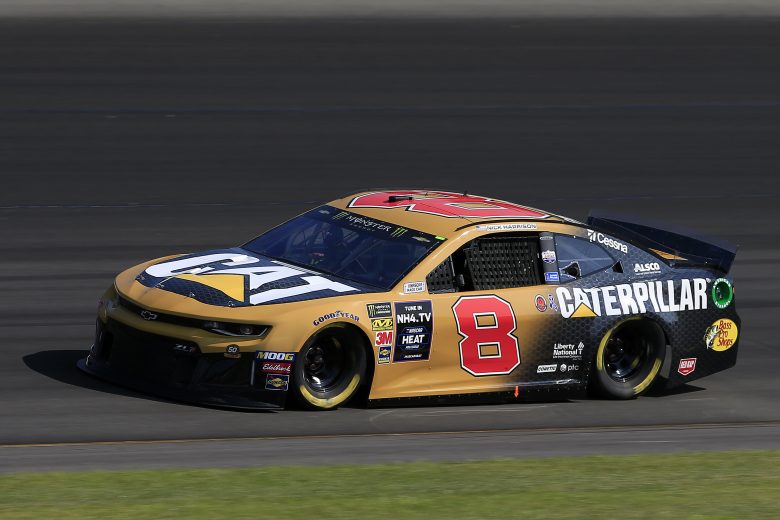 LONG POND, PENNSYLVANIA - JULY 27: Daniel Hemric, driver of the #8 Caterpillar Chevrolet, qualifies for the Monster Energy NASCAR Cup Series Gander RV 400 at Pocono Raceway on July 27, 2019 in Long Pond, Pennsylvania. (Photo by Chris Trotman/Getty Images) | Getty Images