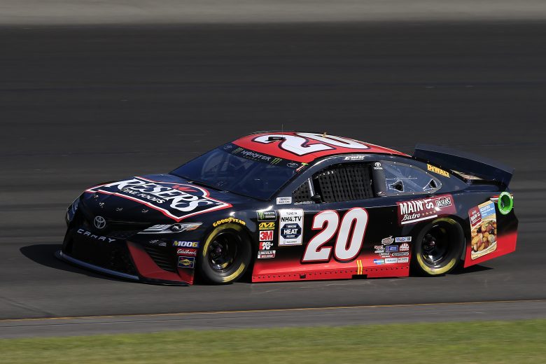 LONG POND, PENNSYLVANIA - JULY 27: Erik Jones, driver of the #20 Reser's Main St Bistro Toyota, qualifies for the Monster Energy NASCAR Cup Series Gander RV 400 at Pocono Raceway on July 27, 2019 in Long Pond, Pennsylvania. (Photo by Chris Trotman/Getty Images) | Getty Images