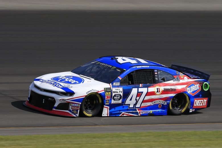 LONG POND, PENNSYLVANIA - JULY 27: Ryan Preece, driver of the #47 Kroger Chevrolet, qualifies for the Monster Energy NASCAR Cup Series Gander RV 400 at Pocono Raceway on July 27, 2019 in Long Pond, Pennsylvania. (Photo by Chris Trotman/Getty Images) | Getty Images