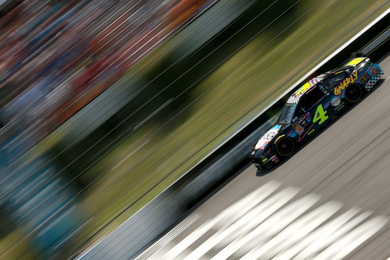 LONG POND, PENNSYLVANIA - JULY 28: Kevin Harvick, driver of the #4 Busch Beer Gen X Ford, races during the Monster Energy NASCAR Cup Series Gander RV 400 at Pocono Raceway on July 28, 2019 in Long Pond, Pennsylvania. (Photo by Sean Gardner/Getty Images) | Getty Images