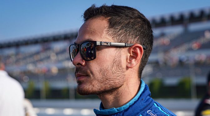 Featured Image for Kyle Larson drives backup to fifth-place Pocono finish