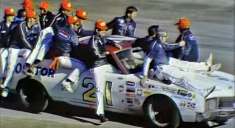 Old-school team celebration rides through the years | NASCAR.com