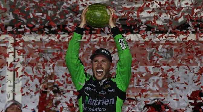 Featured image for Ross Chastain gives Kaulig Racing first win at Daytona; Allmendinger disqualified