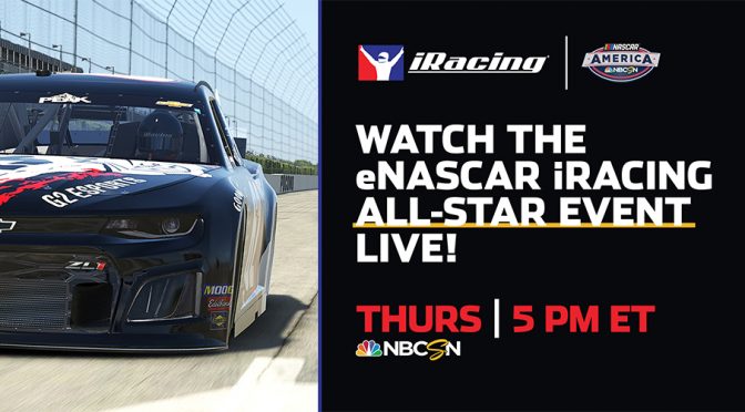 Featured Image for Live iRacing event a 70-lap shootout at Iowa Speedway — in Cup cars