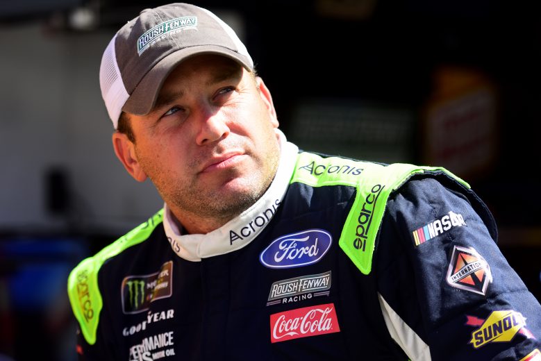 BRISTOL, TENNESSEE - AUGUST 16: Ryan Newman, driver of the #6 Acronis Ford, stands in the garage during practice for the Monster Energy NASCAR Cup Series Bass Pro Shops NRA Night Race at Bristol Motor Speedway on August 16, 2019 in Bristol, Tennessee. (Photo by Jared C. Tilton/Getty Images) | Getty Images