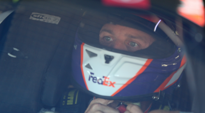 Featured image for Denny Hamlin drives his No. 11 Toyota Camry to second-place finish at Michigan International Speedway