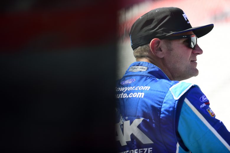 BRISTOL, TENNESSEE - AUGUST 16: Clint Bowyer, driver of the #14 Peak Lighting Ford, looks on during practice for the Monster Energy NASCAR Cup Series Bass Pro Shops NRA Night Race at Bristol Motor Speedway on August 16, 2019 in Bristol, Tennessee. (Photo by Jared C. Tilton/Getty Images) | Getty Images