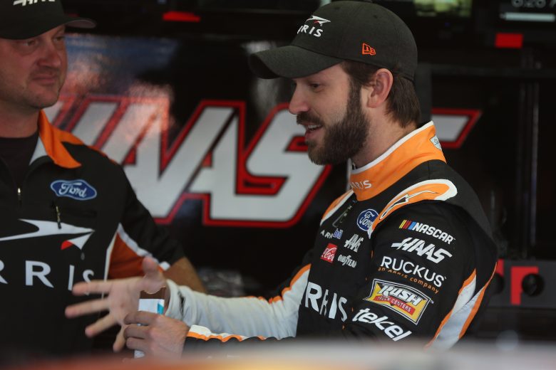 BROOKLYN, MICHIGAN - AUGUST 10: Daniel Suarez, driver of the #41 ARRIS Ford, talks with crew members during practice for the Monster Energy NASCAR Cup Series Consumers Energy 400 at Michigan International Speedway on August 10, 2019 in Brooklyn, Michigan. (Photo by Matt Sullivan/Getty Images) | Getty Images