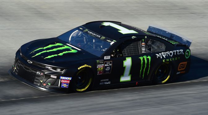 Chip Ganassi Racing teammates Busch, Larson divide Bristol stage wins