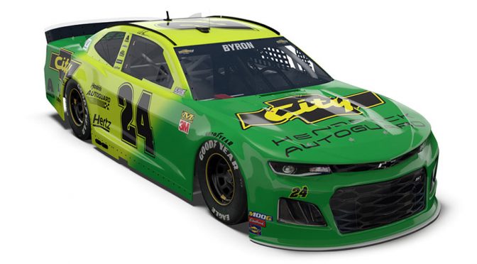 Featured Image for William Byron brings back ‘Thunder’ with Darlington Throwback scheme
