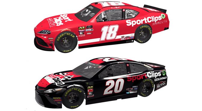 Featured image for JGR reveals Sport Clips Darlington throwbacks for Hamlin, Jones