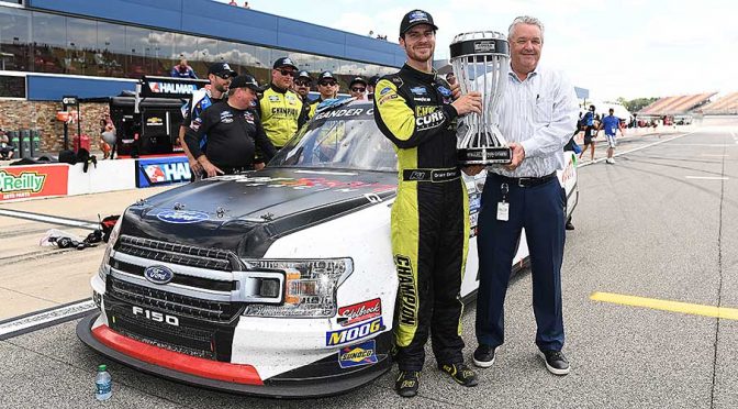 Featured image for Grant Enfinger clinches Gander Trucks regular-season championship