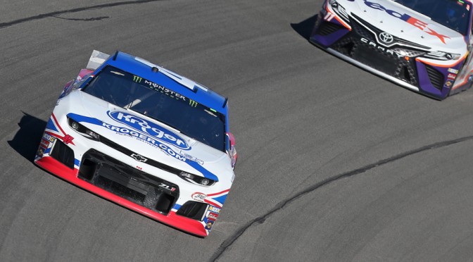 Featured image for Ryan Preece drives his No. 47 Chevrolet Camaro to seventh-place finish at Michigan International Speedway
