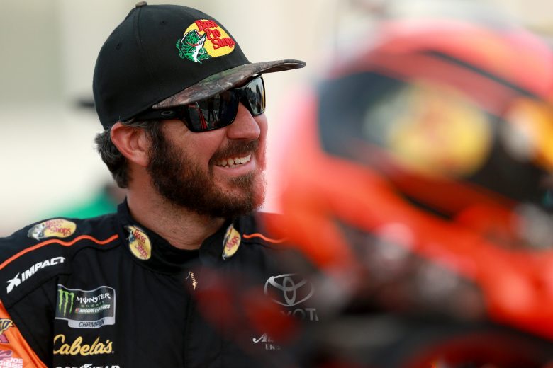 WATKINS GLEN, NEW YORK - AUGUST 03: Martin Truex Jr, driver of the #19 Bass Pro Shops Toyota, stands on pit road during qualifying for the Monster Energy NASCAR Cup Series Go Bowling at The Glen at Watkins Glen International on August 03, 2019 in Watkins Glen, New York. (Photo by Sean Gardner/Getty Images) | Getty Images