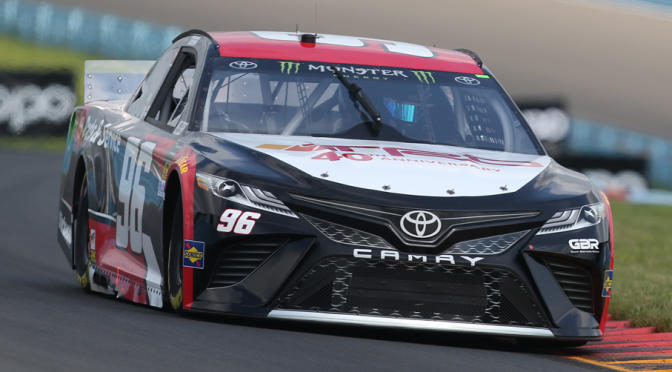 Featured Image for Parker Kligerman drives his No. 96 Toyota Camry to 26th-place finish at Watkins Glen International