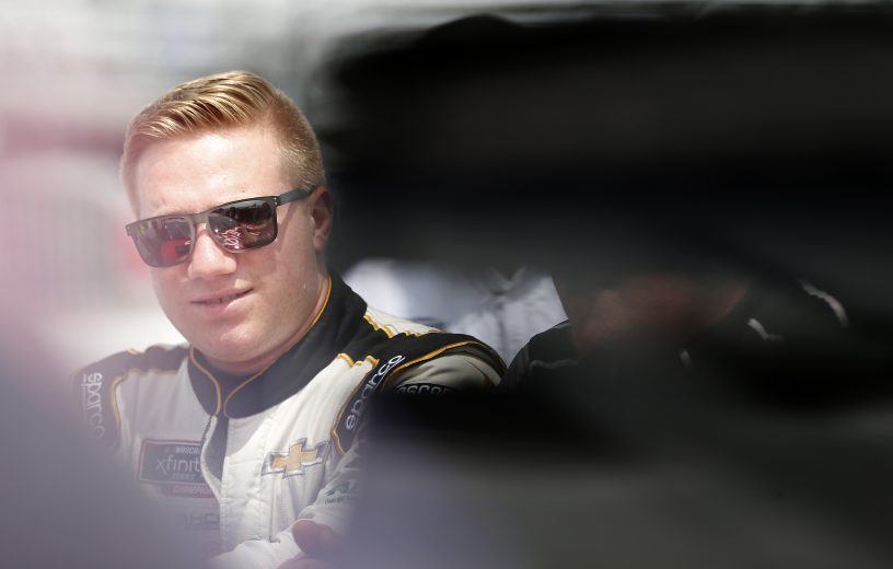 LOUDON, NEW HAMPSHIRE - JULY 20: Tyler Reddick, driver of the #2 Gimme Radio/Megadeth Chevrolet, looks on during qualifying for the NASCAR Xfinity Series ROXOR 200 at New Hampshire Motor Speedway on July 20, 2019 in Loudon, New Hampshire. (Photo by Brian Lawdermilk/Getty Images) | Getty Images