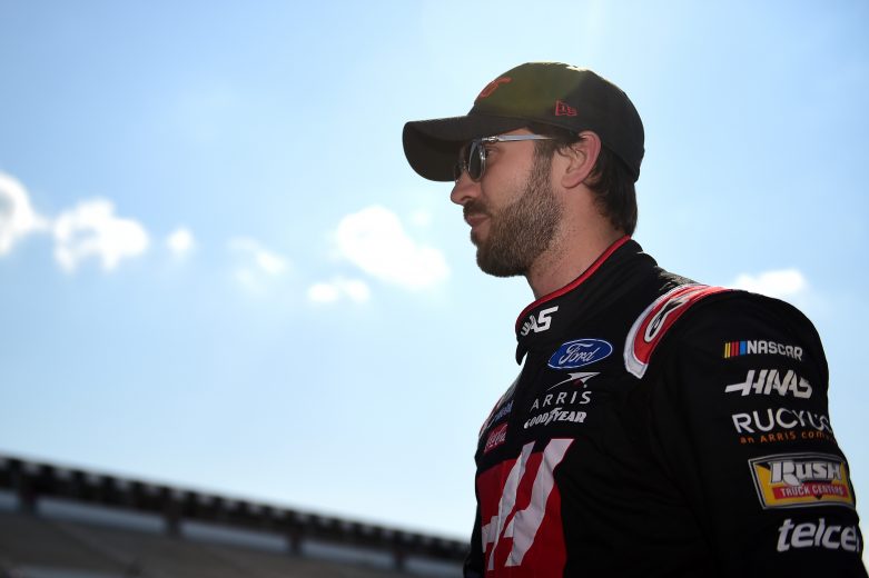 LONG POND, PENNSYLVANIA - JULY 27: Daniel Suarez, driver of the #41 Haas Automation Ford, stands on the grid during qualifying for the Monster Energy NASCAR Cup Series Gander RV 400 at Pocono Raceway on July 27, 2019 in Long Pond, Pennsylvania. (Photo by Jared C. Tilton/Getty Images) | Getty Images