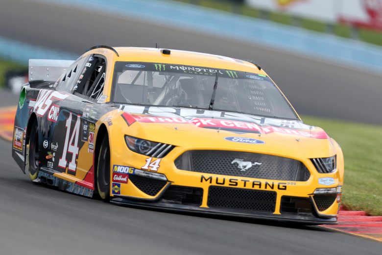 WATKINS GLEN, NEW YORK - AUGUST 03: Clint Bowyer, driver of the #14 Rush Truck Centers/Haas Automation Ford, drives during practice for the Monster Energy NASCAR Cup Series Go Bowling at The Glen at Watkins Glen International on August 03, 2019 in Watkins Glen, New York. (Photo by Matt Sullivan/Getty Images) | Getty Images