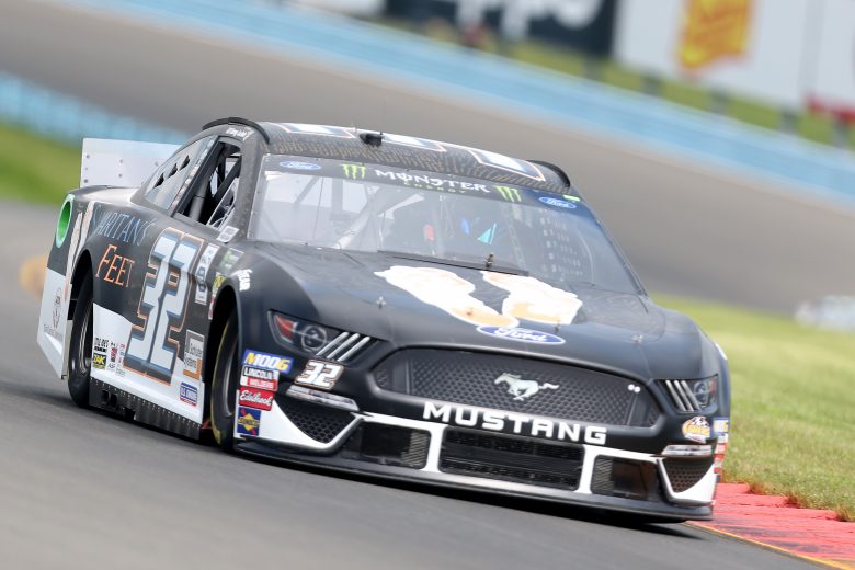 WATKINS GLEN, NEW YORK - AUGUST 03: Corey LaJoie, driver of the #32 Samaritan?s Feet Ford, drives during practice for the Monster Energy NASCAR Cup Series Go Bowling at The Glen at Watkins Glen International on August 03, 2019 in Watkins Glen, New York. (Photo by Matt Sullivan/Getty Images) | Getty Images